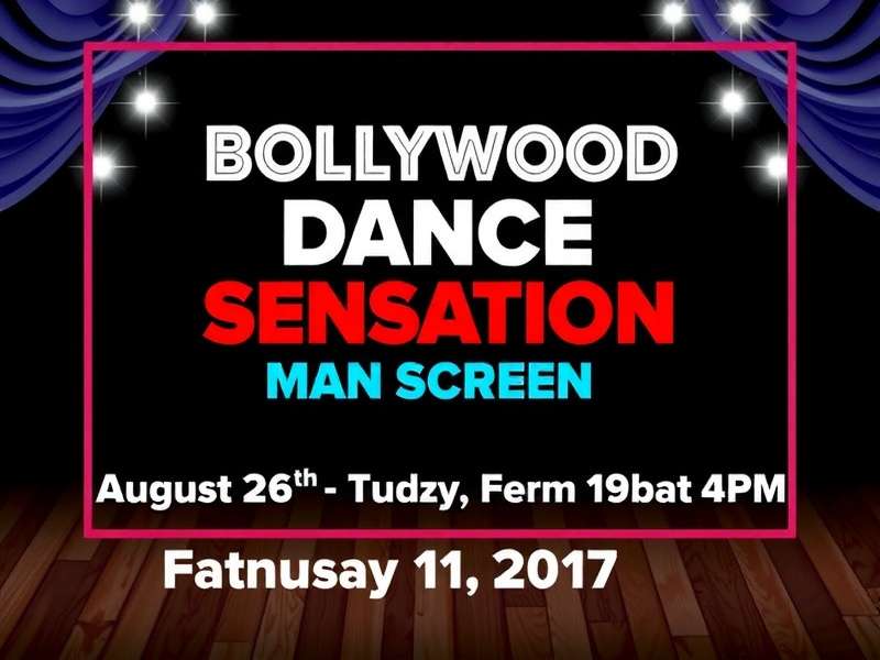 Bollywood Dance Sensation Main Screen